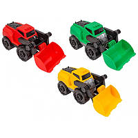 Трактор ТехноК 8553 з ковшем, екскаватор, дитяча пластикова іграшка