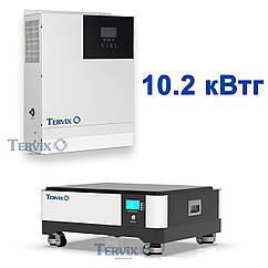 693522 Система автономного живлення Tervix BANKA 10,2 кВтг - інвертор 5кВт + акумулятор 51,2В 200 Аг