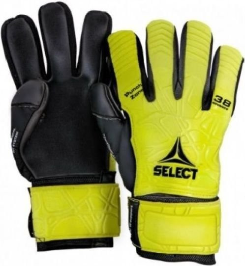 Рукавички воротарські Select GOALKEEPER GLOVES 38 ADVANCE жовто-чорний Уні 8 (18см) 605400-002 8, фото 1