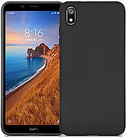 Противоударный чехол для Xiaomi Redmi 7A black Spigen анти отпечатки пальцев