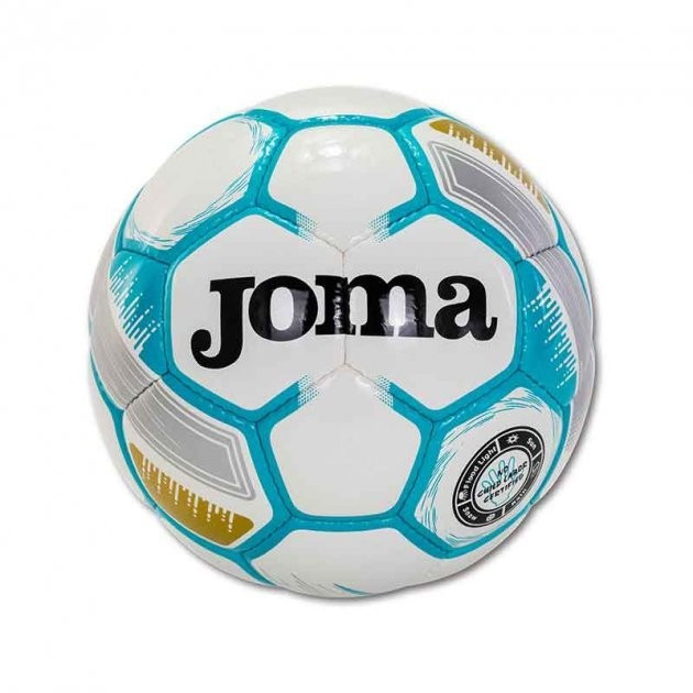 М'яч футбольний Joma EGEO біло-бірюзовий Уні 5 400522.216.5