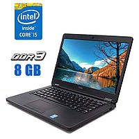 Ноутбук Dell Latitude E5450 /14" /Core i5-5200U 2 ядра 2.2GHz/8GB DDR3 /480GB SSD/HD Graphics 5500/Webcam