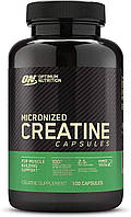 Креатин моногідрат Optimum Nutrition Micronized Creatine Monohydrate, 2500 mg, (100 капсул)