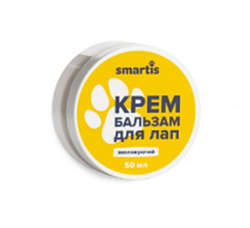 Smartis Крем-бальзам для лап тварин, зволожуючий, 50 мл