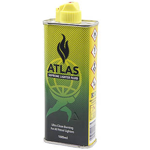 Бензин Atlas (100 ml) для запальничок, Англія