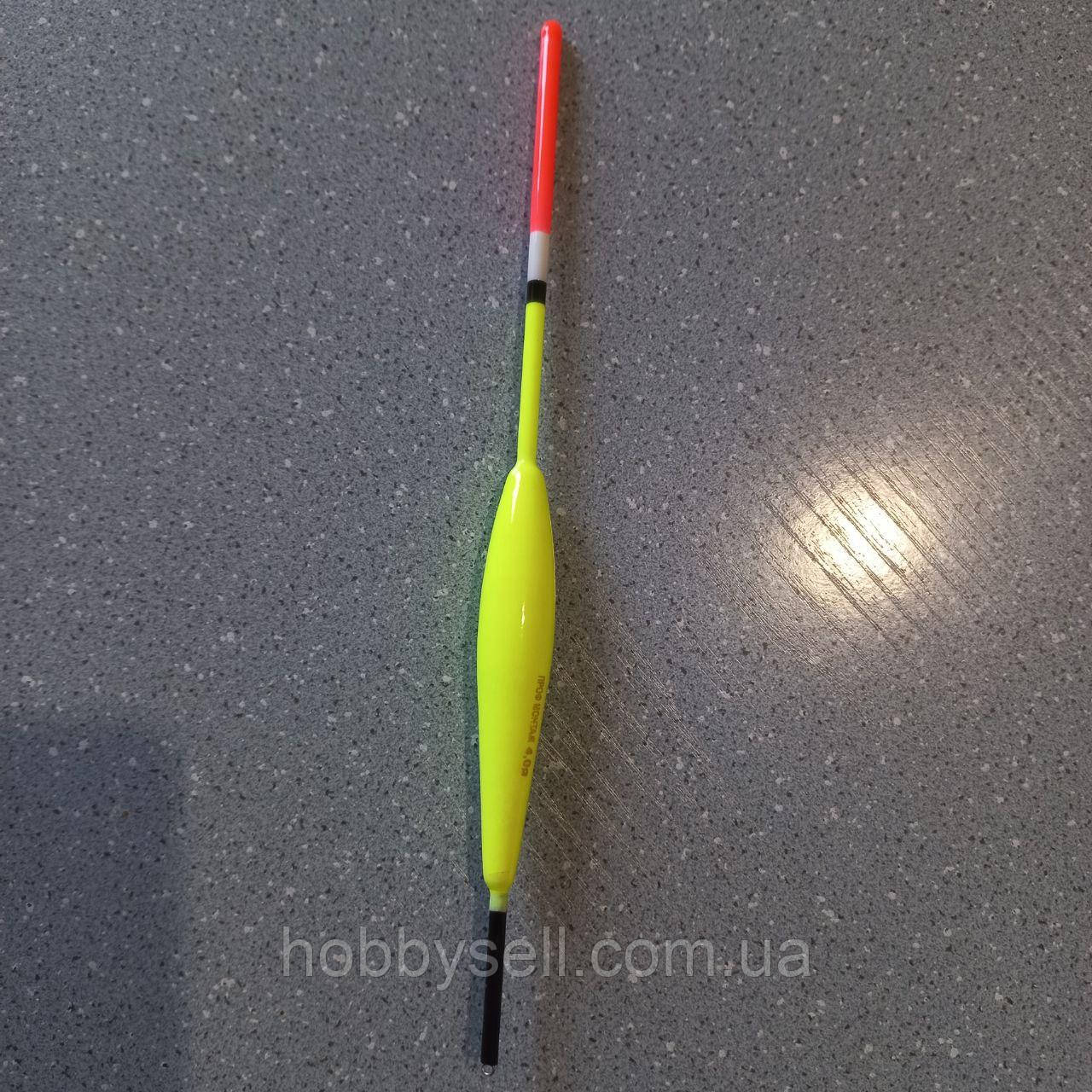 Флуоресцентний поплавець 4 г дерево (Рибальський поплавець), фото 1