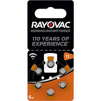 Батарейки для слуховых аппаратов Rayovac Extra 13 (6 шт.)