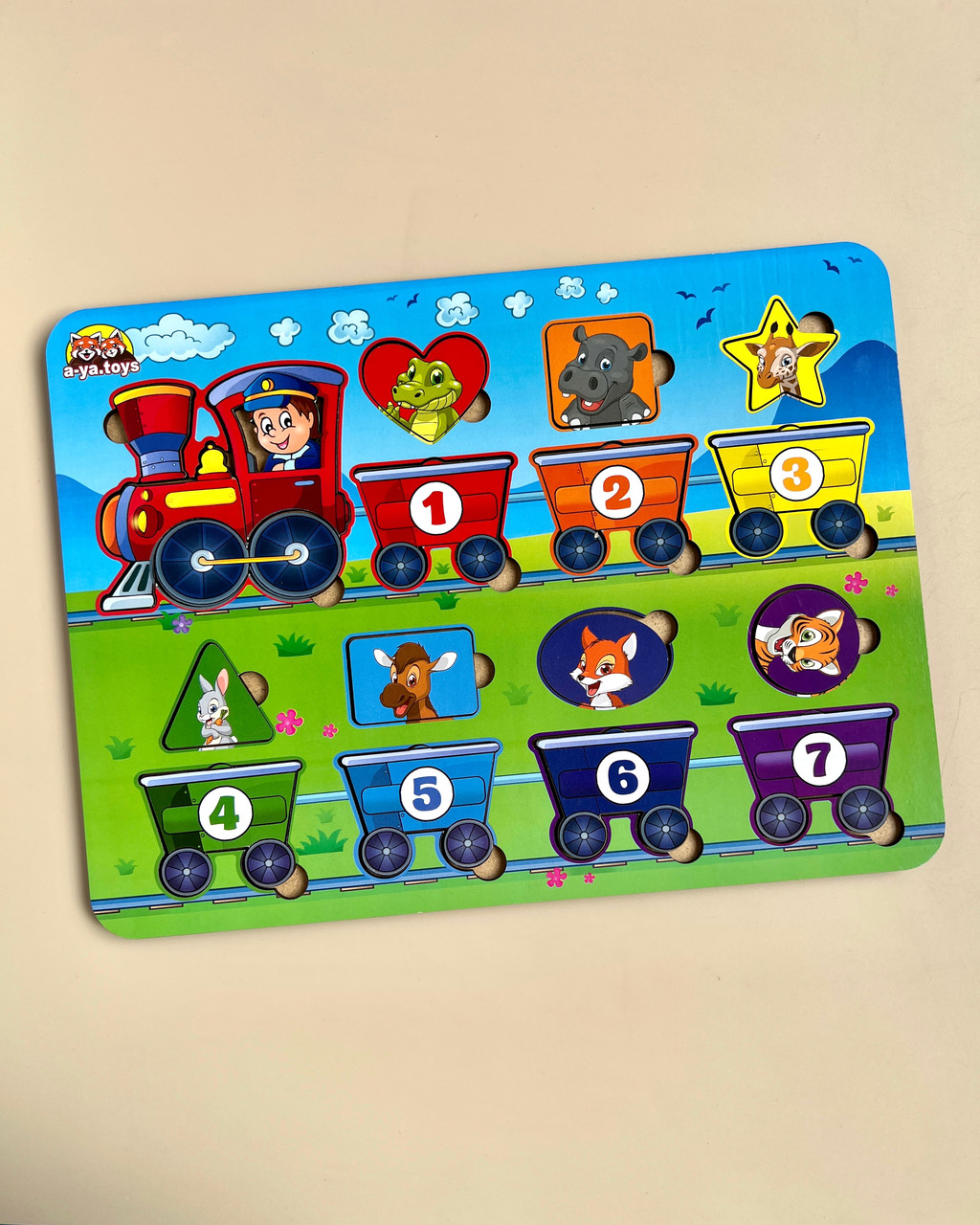 СОРТЕР ПАРОВОЗ ГЕОМЕТРИЧНІ ФІГУРИ, фото 1