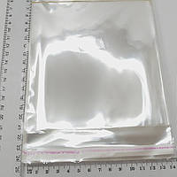 Пакет упаковочный с клейкой лентой, прозрачный 14см×18см (100 шт)