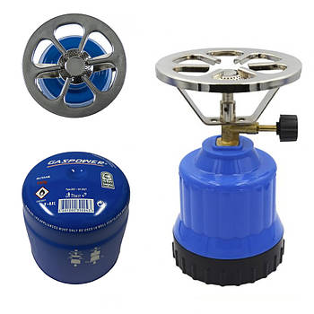 Туристична газова плита gas stove for tourist / Портативний металевий пальник / Газовий пальник