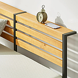Ліжко двоспальне "Мідорі" у стилі Лофт, фото 5