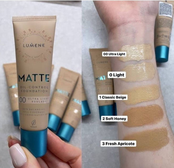 LUMENE MATTE FOUNDATION 2本セット LUMENE MATTE FOUNDATION 2本セット