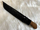 Узбецький ніж-пчак з рукояттю із дерева 29 см, фото 3