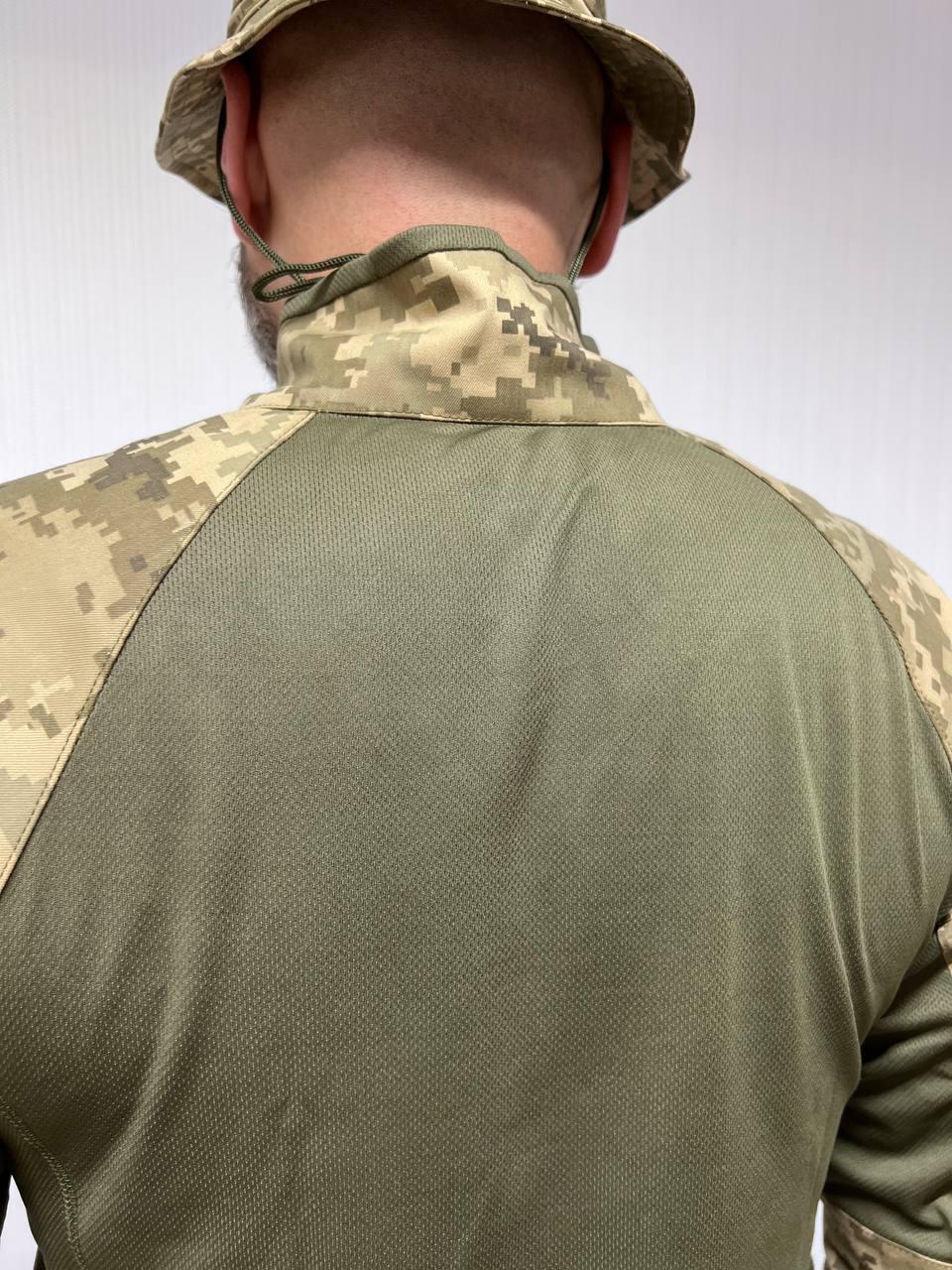 Тактическая рубашка убакс ubacs мужская боевая военная для ЗСУ размер 2XL цвет пиксель 5658 - фото 5 - id-p1807267266