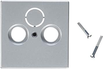 Накладка TV/R/SAT ABB Busch Jaeger Solo/Future 1743-83 Алюміній (2CKA001724A4262)