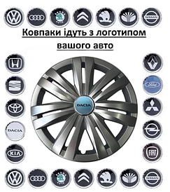 Автомобільні ковпаки SKS 501 R17 к-т 4 шт. Ковпаки на диски з логотипом авто