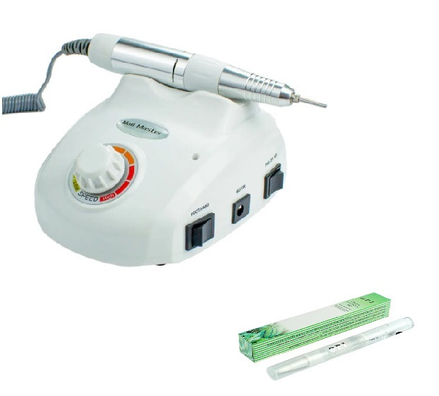 Фрезер для манікюру Nail Master ZS 603 65W 45000 Манікюрний фрейзер DM 208 Машинка для манікюру + OPI олівець NSX