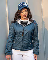 Женская куртка ветровка двухсторонняя Ткань плащевка Размеры 48-50, 52-54, 56-58, 60-62