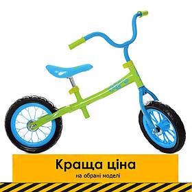 Дитячий біговіл PROFI KIDS 12 дюймів M 3255-4 Салатово-блакитний, колеса EVA