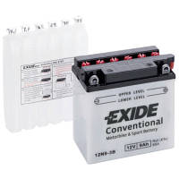 Аккумулятор автомобильный EXIDE CONVENTIONAL 9Ah Ев (-/+) (85EN) (12N9-3B)