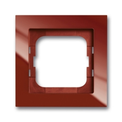 Рамка 1 пост ABB Busch Jaeger Axcent 1721-297-500 Червоний фойєр (2CKA001754A4476)