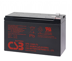 Акумуляторна батарея CSB UPS12460F2FR, 12V 9Ah (151х65х94мм) Q10/420)