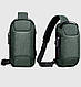 Чоловіча сумка Crossbody Oxford зелена, фото 3