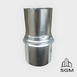 Перехідник димоходу оцинкований