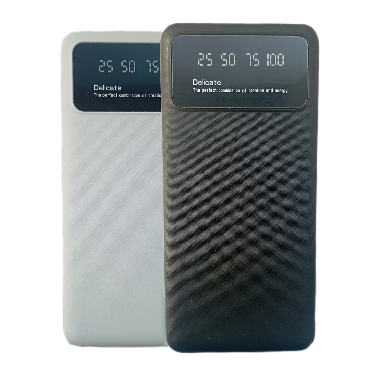 Power Bank 20000 mAh зовнішній акумулятор з екраном і ліхтариком | Портативний зарядний пристрій