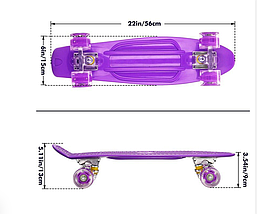 Скейт Пенні Борд Penny Fish Skateboards Mint 22", фото 4