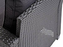 Лаунж крісло плетене петан (Поліпропілен) чорне, hotdeal, фото 3