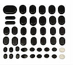 Набір базальтових каменів для масажу 45 шт. із підігрівачем 6 літрів, фото 4