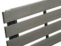 Лава садова сіра 125 см (Сталь та штучне дерево.), hotdeal, фото 3