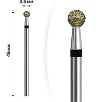 Фреза алмазная MART черный шар диаметр 3.5 мм