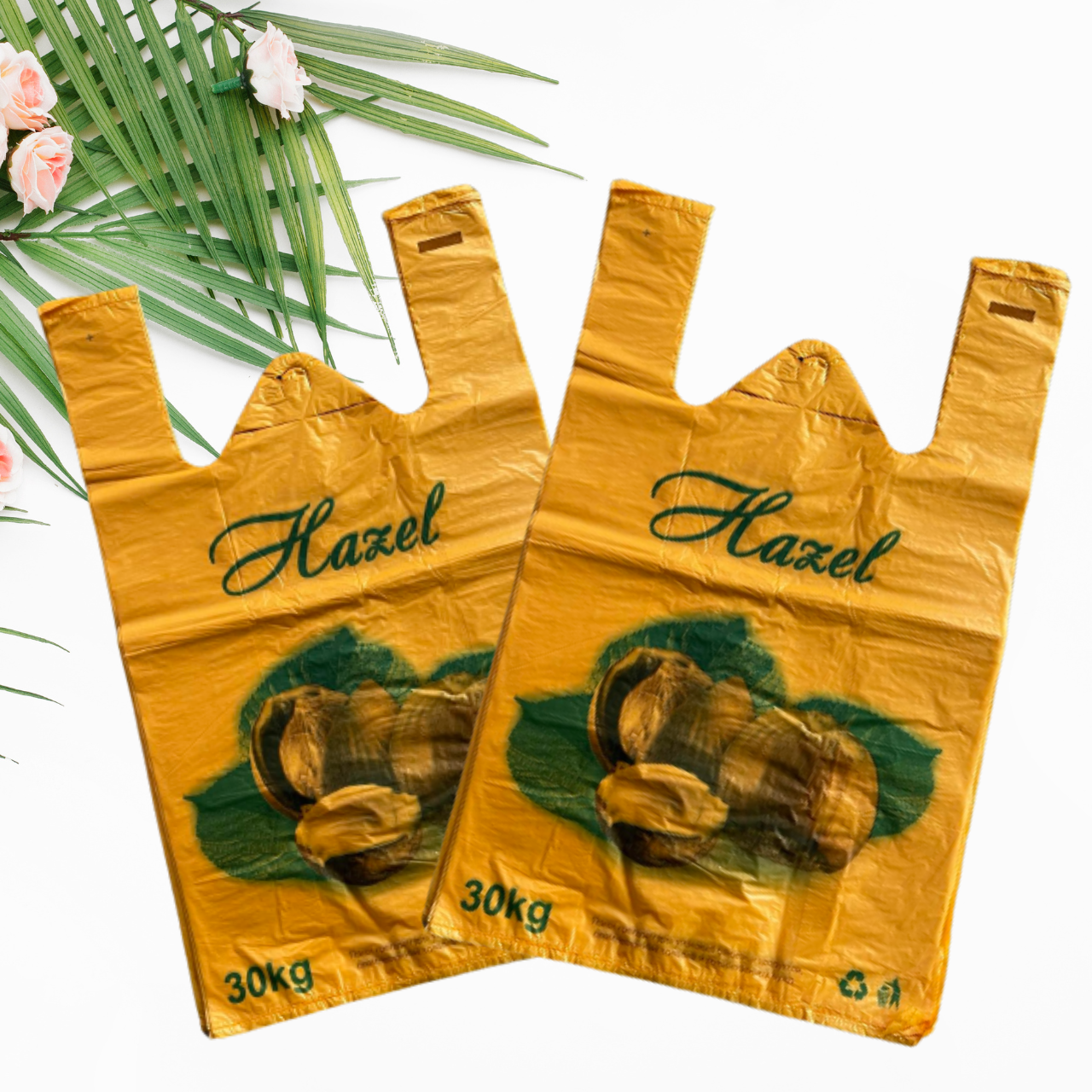 Купить Полиэтиленовые пакеты майка 30x47 см 50 шт с рисунком с ручками ...