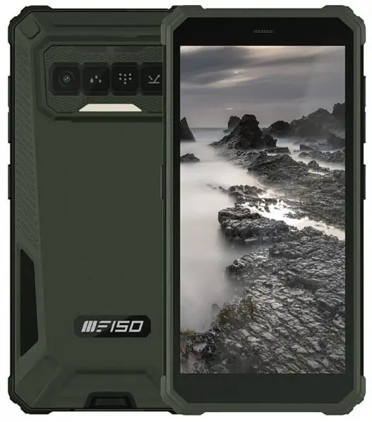 Смартфон Oukitel F150 H2022 Green 4\32GB 4800mAh NFC 5.5" And 11