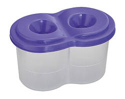 Склянка-непроливайка ZiBi подвійна фіолетова