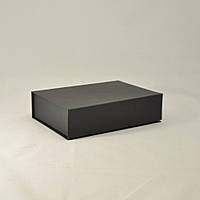 Коробка на магнитах 22*16*5.5 см черная матова
