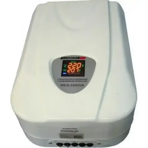Стабілізатор напруги Luxeon WDS-5500 Servo, фото 2