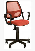 Компьютерное офисное кресло для персонала Альфа красное, Alfa GTP PM60 OH-6/C-16 Новый Стиль