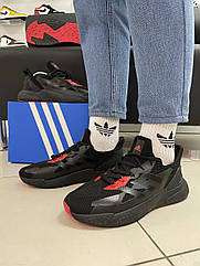 Чоловічі кросівки Адідас Adidas X9000 L3 CORE black/red ||