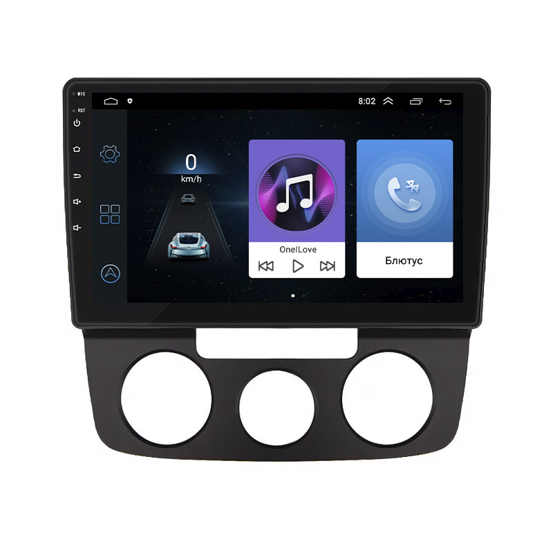Штатна магнітола Lesko для Volkswagen Jetta V Auto AC 2005-2011 екран 10" 1/16Gb Wi-Fi GPS Base 5 шт.
