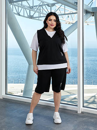 Костюм трійка з бриджами БАТАЛ, фото 1