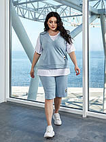 Костюм трійка з бриджами БАТАЛ, фото 2