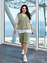 Костюм трійка з бриджами БАТАЛ, фото 3