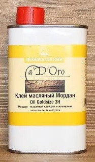 Клей для поталі мордан олійний (3 години), банка 250 мл