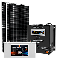 Комплект СЕС Преміум 1.5кВт 2.16кВт/год АКБ LiFePO4 90 Ah