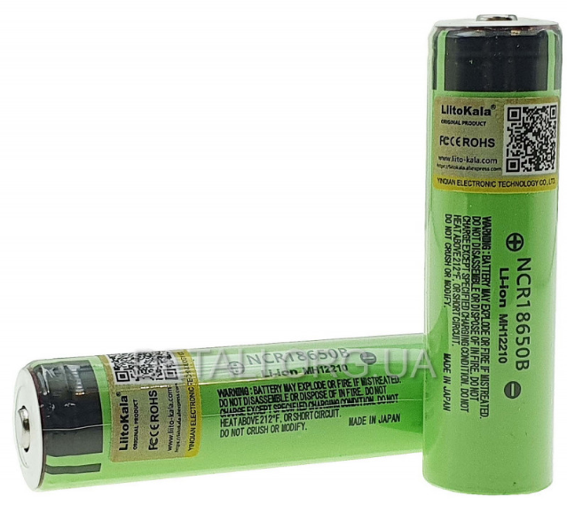 Акумулятор Li-Ion LiitoKala 34B-JT 3.7V 3400mAh
