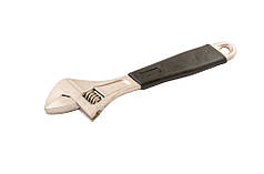 Ключ розвідний MASTERTOOL 250 мм 0 — 30 мм C45/Ni ручка з TPR-накладкою 76-0123