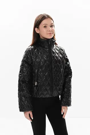 Куртка весняна для дівчинки 146 Suzie Eulice JC016, чорний, фото 1